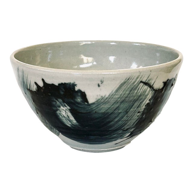 Californian Artist Hand Thrown Ceramic Bowl For Sale