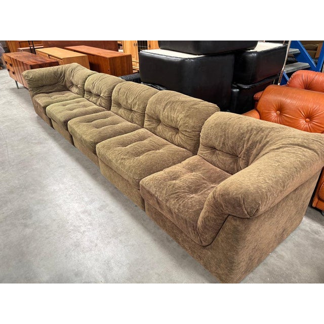 Vintage Modular Elements Sofa, 1970s, Set of 6 For Sale - Image 17 of 18