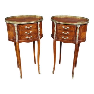 Louis XV Style Ormolu Nightstands For Sale