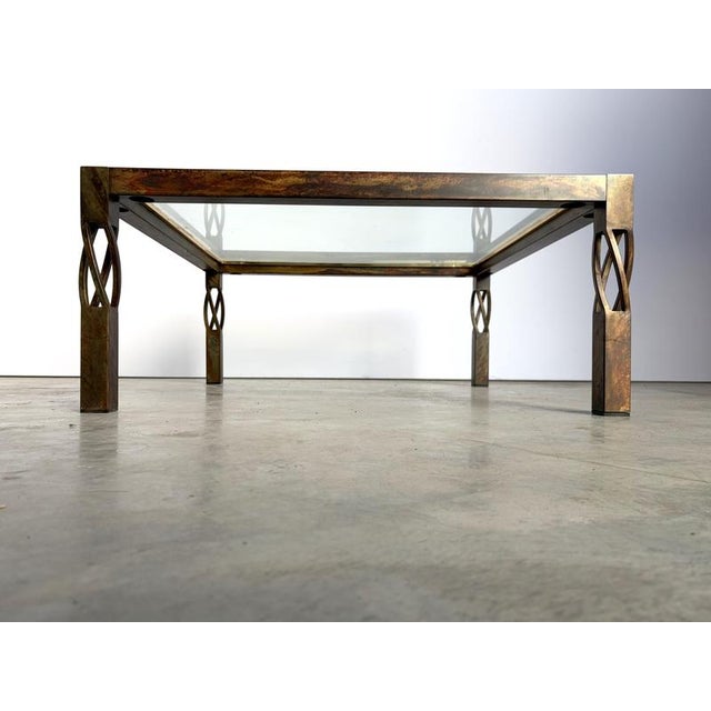 Vintage Steel Coffee Table, 1980s For Sale - Image 9 of 13