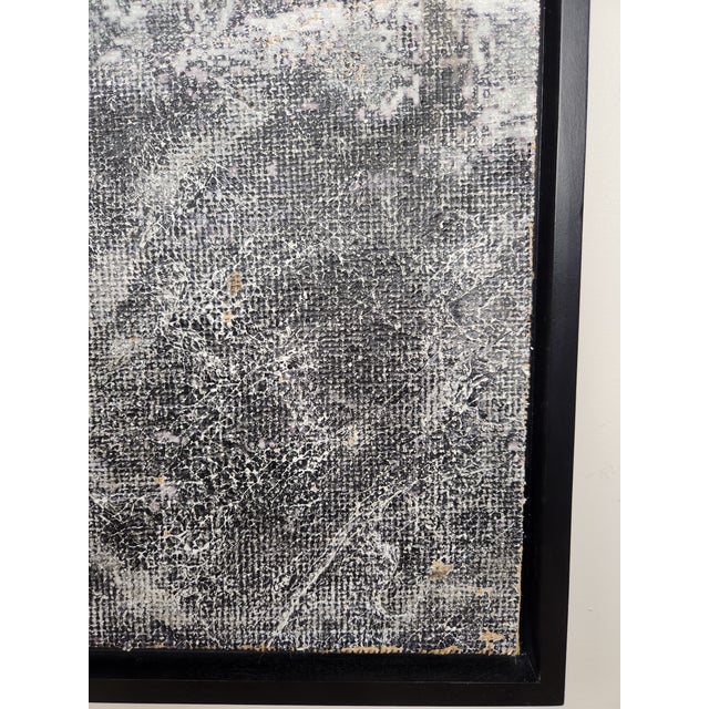 Blue Michele Stone Original Plaster Wall Art For Sale - Image 8 of 10