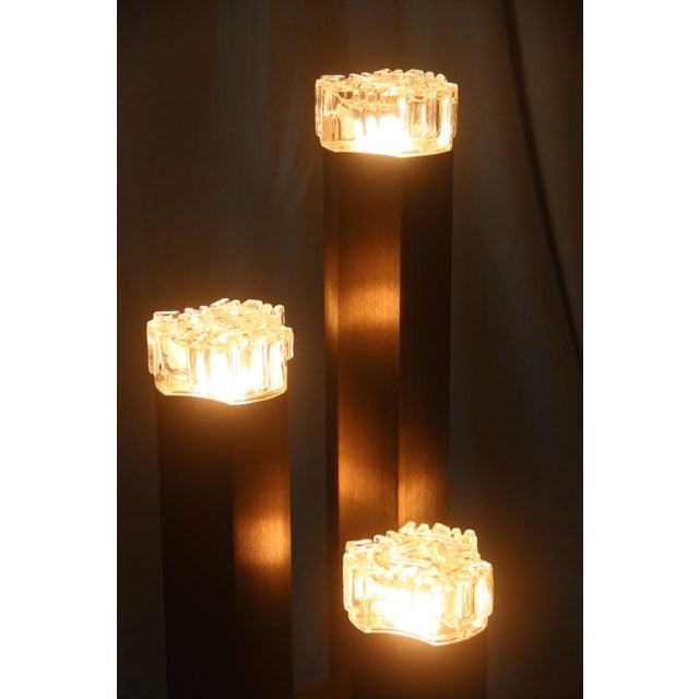 Bronzed Sciolari floor lamp aluminum Italian design minimal form 1970s. Seller Location: Palermo, IT I have official proof...