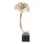 Gifu Golden Ginkgo Leaf Sculpture- Tall For Sale
