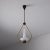 1950s Brass and Iron Pendant with Opaline Glass Shade, 1950s For Sale - Image 5 of 10