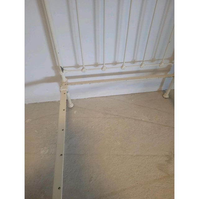 Antique Style Wrought Iron Bed, 1950s For Sale - Image 11 of 12