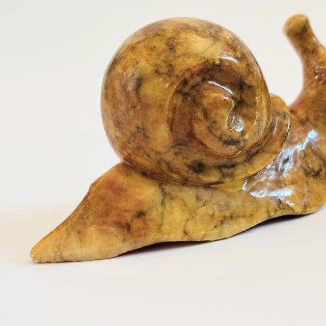 Vintage Alabaster Snail For Sale In San Francisco - Image 6 of 11