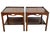 1960's Mid Century Kittinger Walnut Two-Tier Side Tables - A Pair For Sale In Houston - Image 6 of 13