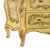 Venetian Floral Polychromed Marble Top Dresser With Trumeau Mirror C1930 For Sale - Image 9 of 14