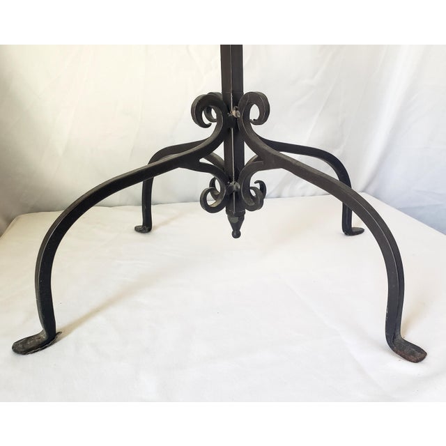 Late 20th Century Vintage Metal Scroll Music Stand For Sale - Image 5 of 8