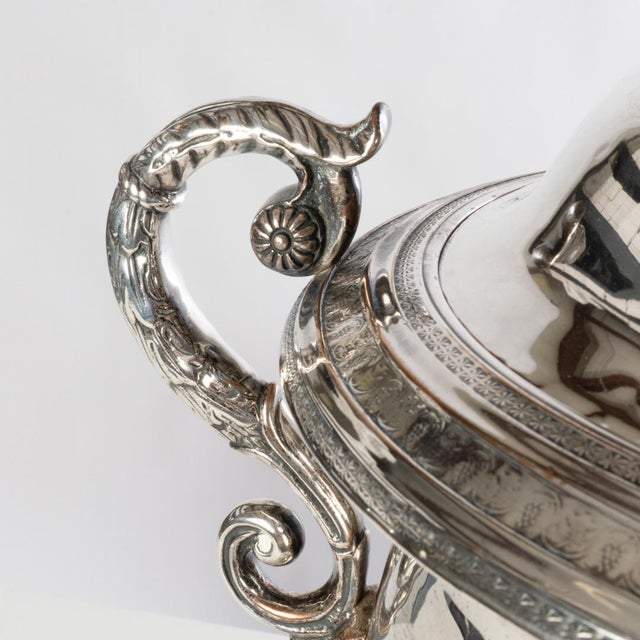 Silverplate Hot Water Urn For Sale - Image 9 of 12