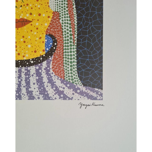 1990s After Yayoi Kusama, Self Portrait, Lithograph, 1990s For Sale - Image 5 of 8
