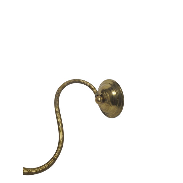 Art Deco Metal Wall Lamp, Poland, 1950s For Sale - Image 3 of 5