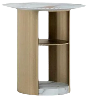 Marble Milos Side Table by Giorgio Bonaguro