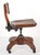 Vintage Solid Walnut Swivel Desk Office Chair For Sale - Image 12 of 16