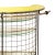 Mid-Century Modern Curved Iron and Glass Bar with Yellow Glass Top, Italy, 1950 For Sale - Image 4 of 8
