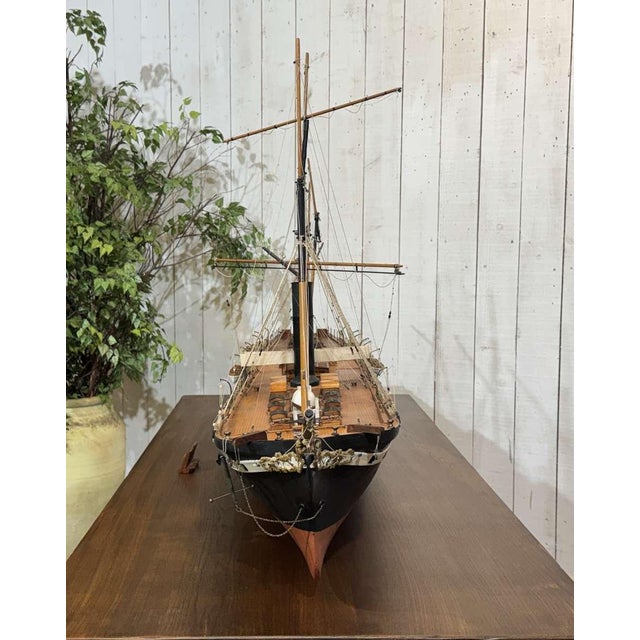 Wood Model of the Ocean Liner SS Great Britain, 1978 For Sale - Image 7 of 18