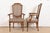 Henredon Style French Regency Louis XVI Carved Walnut and Cane Back Dining Chairs, Set of Six For Sale - Image 9 of 12