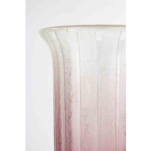 Vintage Art Deco Glass vase realized by Schneider. France 1930s Excellent condition. This piece is attributed to the...