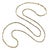 Vintage 14k Gold Bar Link and Rope Chain For Sale
