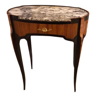 18th Century Louis XV Table With Marble Top For Sale