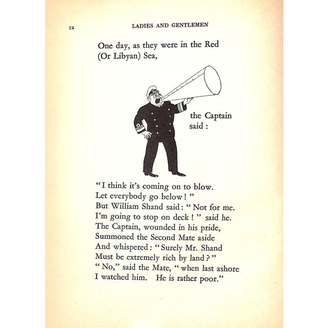 White "Ladies and Gentlemen: For Adults Only - And Mature at That" 1932 Belloc, H. [Verses By] For Sale - Image 8 of 12