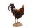 Life-Size Gamecock Taxidermy Mount Brilliant Red Orange Plumage Sand Mount Rooster For Sale - Image 9 of 17