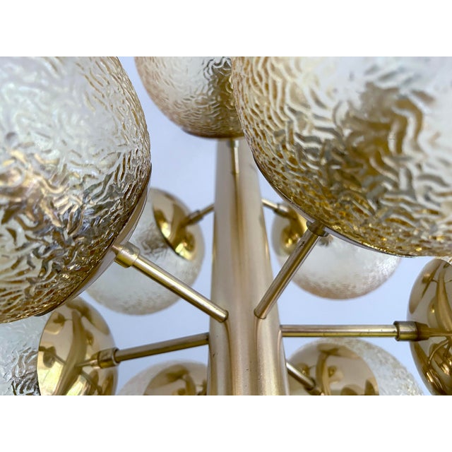 Large Space Age Bubble Glass Chandelier, 1970s For Sale - Image 10 of 18