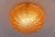 Round Amber Glass Wall Lamp from Limburg, 1960s For Sale - Image 10 of 11