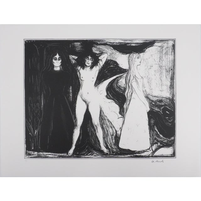 After Edvard Munch, Nude The Three Ages of Woman, Lithograph For Sale