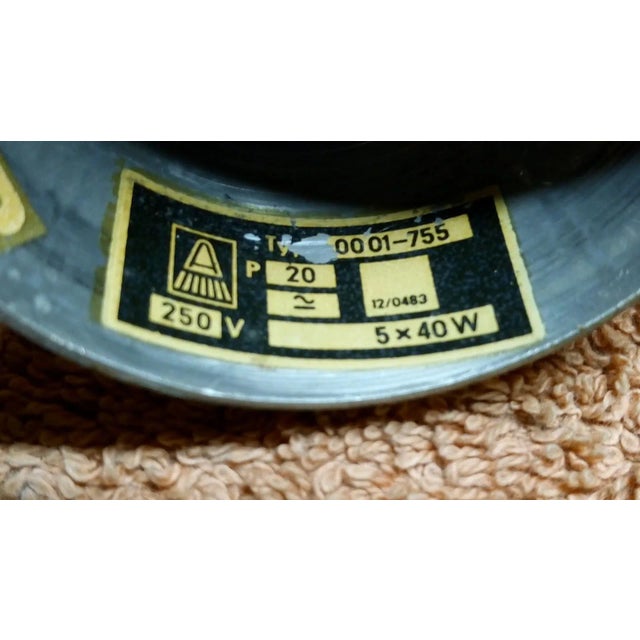 Mid-Century Modern Aluminum Chandelier, 1960s For Sale - Image 15 of 18