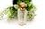 Perfume Bottle in Cut Glass with Gold Cap For Sale - Image 6 of 6