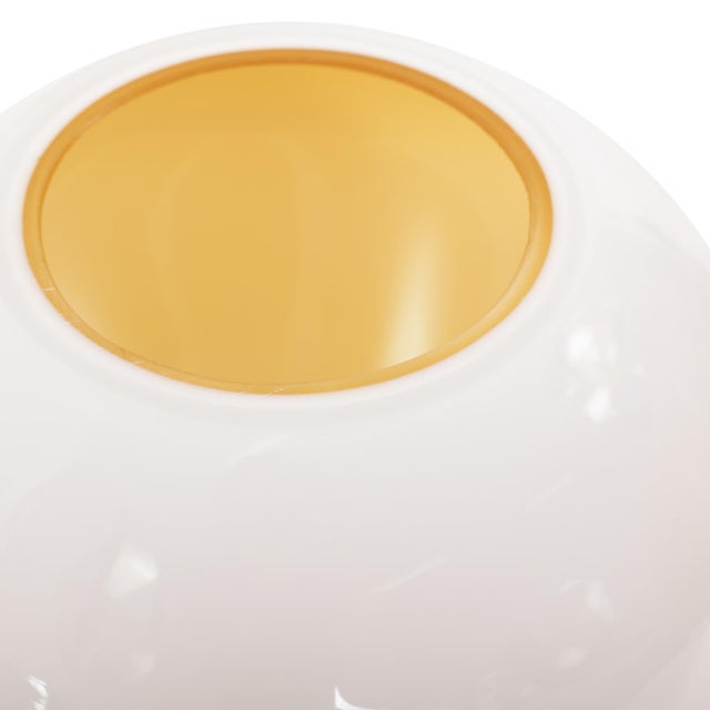 Contemporary Grasberg Glass Vase- Short For Sale - Image 3 of 10
