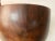 Mid Century Figured Walnut Bowl For Sale - Image 10 of 10