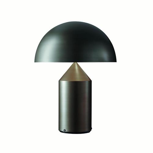 Large Medium and Small Atollo Bronze Table Lamps by Magistretti for Oluce, Set of 3 For Sale - Image 3 of 7