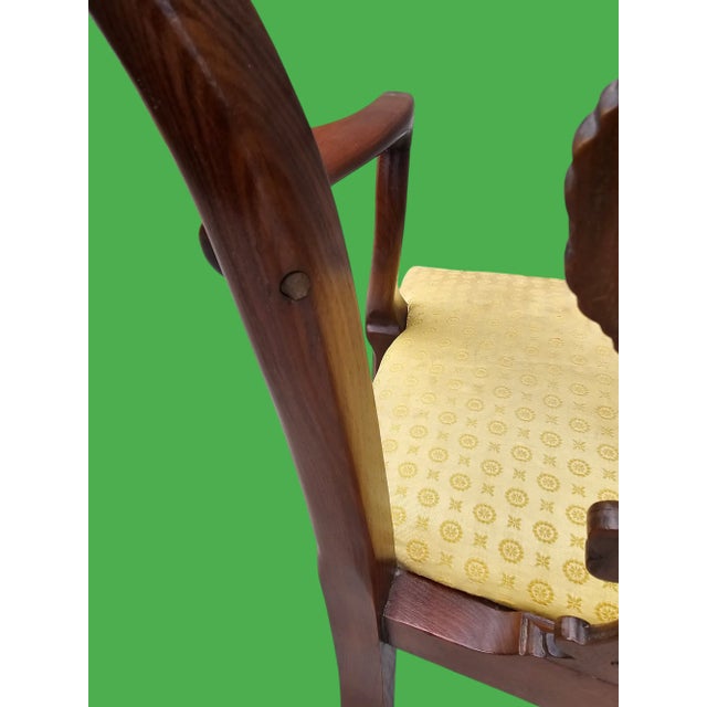 Antique 19th Century Georgian Style Armchair For Sale In Washington DC - Image 6 of 7