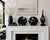 These large, amazing 6.25" plates are crafted from ammonite fossil stone, a natural material formed from the fossilized...
