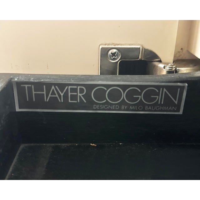 Thayer Coggin Ivory Lacquer Sideboard by Milo Baughman for Thayer Coggin For Sale - Image 4 of 10