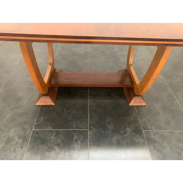 Elm & Maple Dining Table, 1940s For Sale - Image 4 of 12