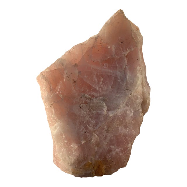 Large Raw Rose-Quartz Crystal Stone For Sale