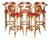 Bar Stools in Bentwood, Set of 5 For Sale