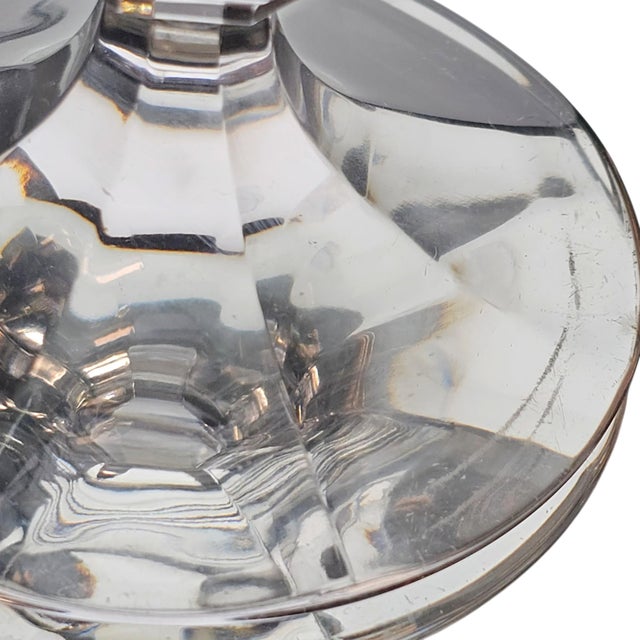 Transparent Villeroy & Boch Bernadotte Crystal Goblets, Pair 6" For Sale - Image 8 of 9