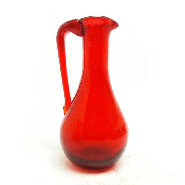 Glass Vintage Polish Vases by Jerzy Słuczan-Orkusz for Krakow Institute of Glass, 1970s, Set of 2 For Sale - Image 7 of 9