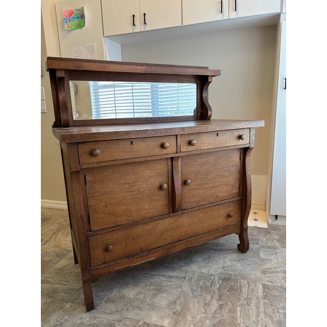 This gorgeous old sideboard gives so much scope for the imagination! It’s the perfect foundation for vintage and eclectic...