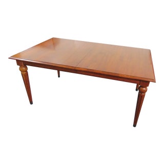 Ethan Allen Country Style Maple Dining Table / 2 Leaves For Sale