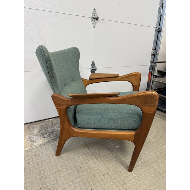 Mid-Century Modern 1960s Adrian Pearsall Paddle Arm Chairs- Set of 2 For Sale - Image 3 of 10