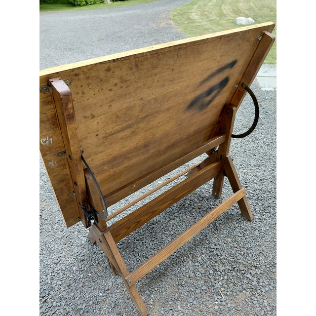 Vintage Hamilton Drafting Table For Sale - Image 10 of 17