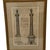 18th C. Architectural Folio Engraving: Columns of Trajan &amp; Antoninus Provenance Custom Framed by J. Pocker &amp; Son,...