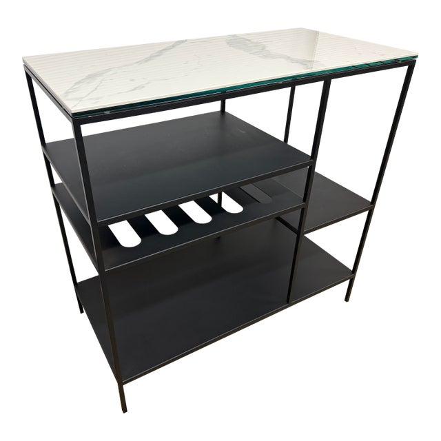 Room & Board Bowen Counter Table With Wine Shelf For Sale