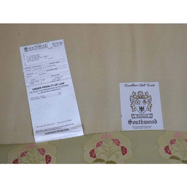 Southwood French Louis XV Style Upholstered Loveseat For Sale - Image 18 of 18