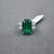 10.43 Ct Gia Certified Zambian Emerald & Diamond Ring Size 7 For Sale - Image 4 of 10